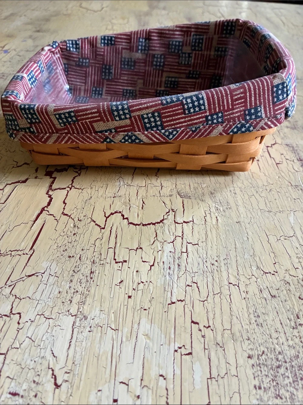 Vintage Longaberger Note Pad Basket with liner & protector